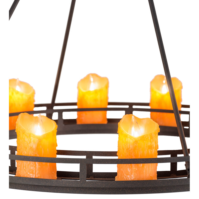 Rustic Lodge 12 - Light Chandelier