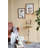 D12x28.5" Round Iron Side Table