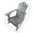 Reclining Wooden Outdoor Rocking Adirondack Chair,Walnut-1157803822
