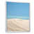 White Floater Framed