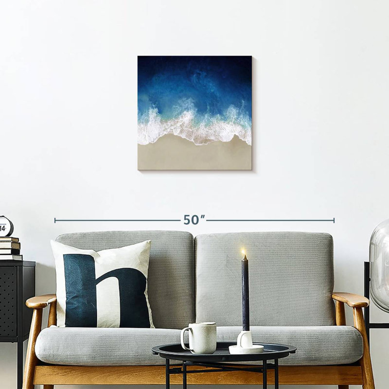 Gillard Indigo Ocean Waves I, H 20 po x l 20 po