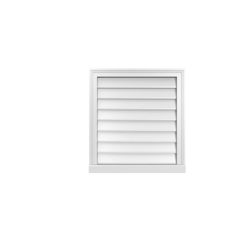Cadre de seuil Brickmould, brun clair apprêté, H 26 po x l 24 po x P 2 po
