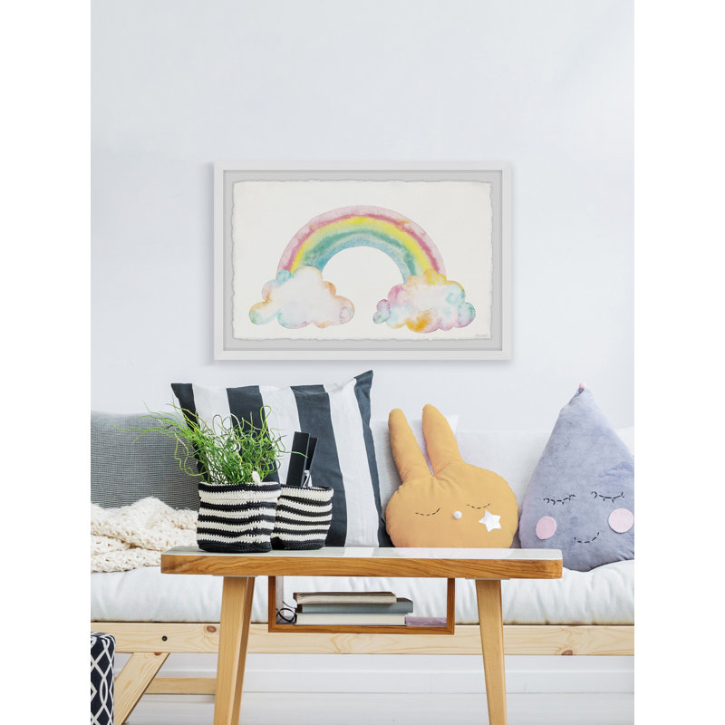«Gaddy Rainbow Pastel», reproduction encadrée, H 12 po x l 18 po x P 1,5 po