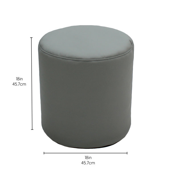 SoftScape 18in Round Ottoman - 4-Piece by Factory Direct Partners