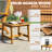 Wood - Person Patio Conversation Set