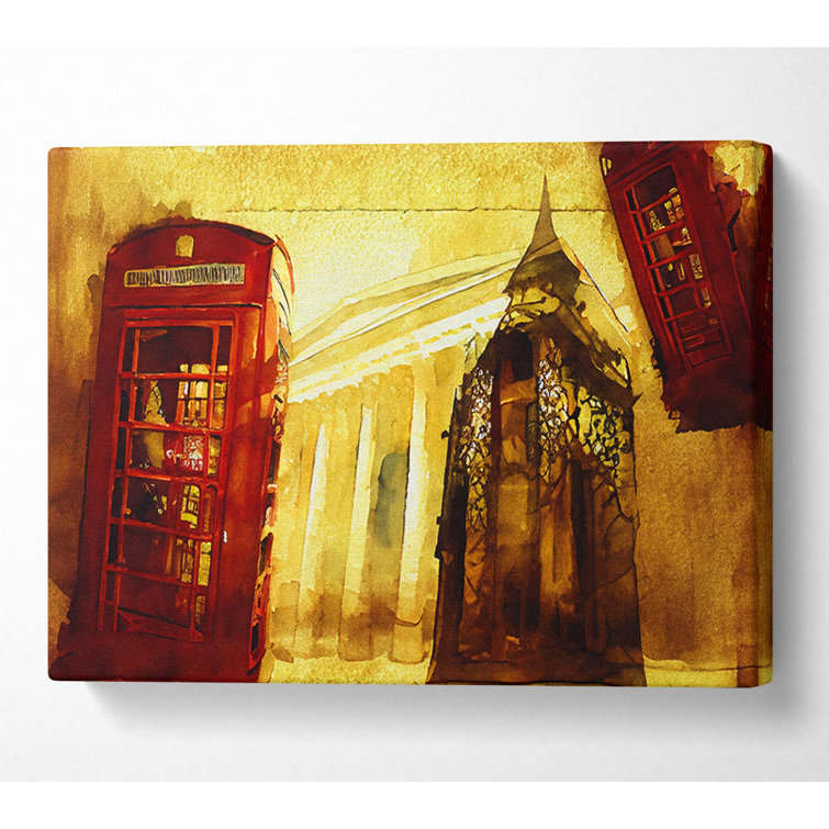 Retro - Wrapped Canvas Rectangle Print