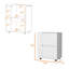White 2-Cabinet Bar Cart-1720175012
