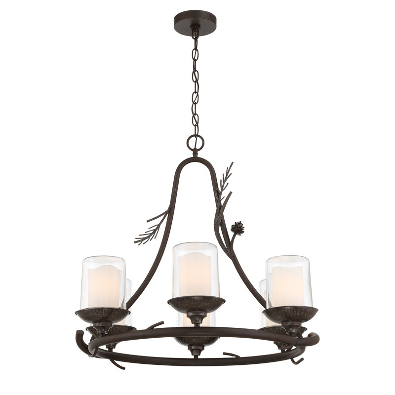 Lustre empire 6 lumières Ezeqiel