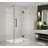 Avalux Frameless Corner Hinged Shower Enclosure with Clear Glass-616305691-647419369