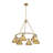 Felda 6 - Light Steel Dimmable Cone Chandelier-99998925-99998911