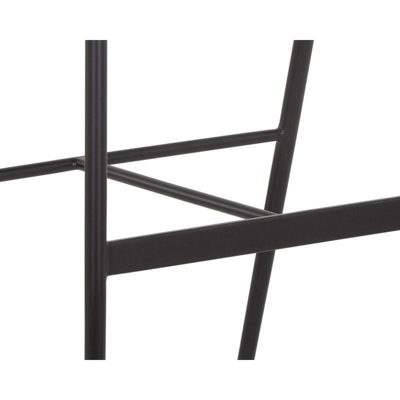 TABOURET DE COMPTOIR Syed - GUNMETAL, Métal industriel, Tabouret de comptoir (siège d'une hauteur de 25,5