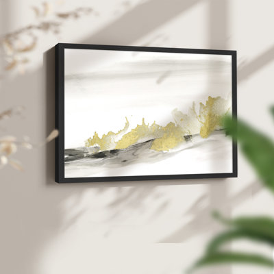 Gold on the Horizon II -Framed Print - Restickable