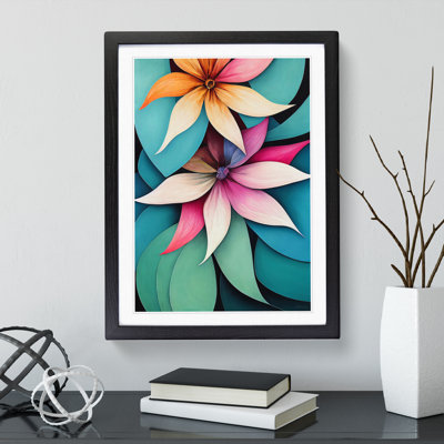 Exotic Flowers - Single Picture Frame Print