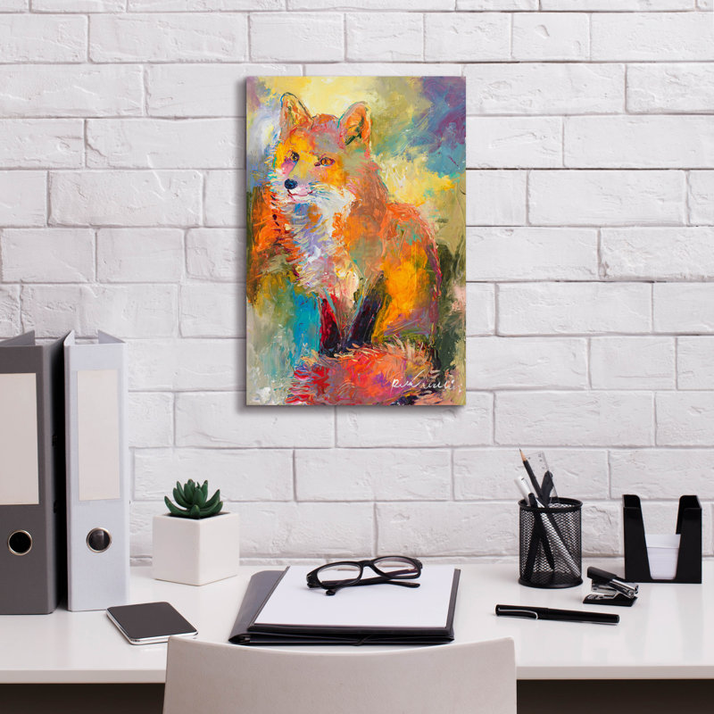 «Fox» par Richard Wallich, H 18 po x l 12 po x P 0,75 po