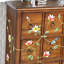 Buffet en bois manufacturé brun foncé foncé