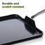 GreenPan Chatham Black Prime Midnight Healthy Ceramic Nonstick, 11" Griddle Pan