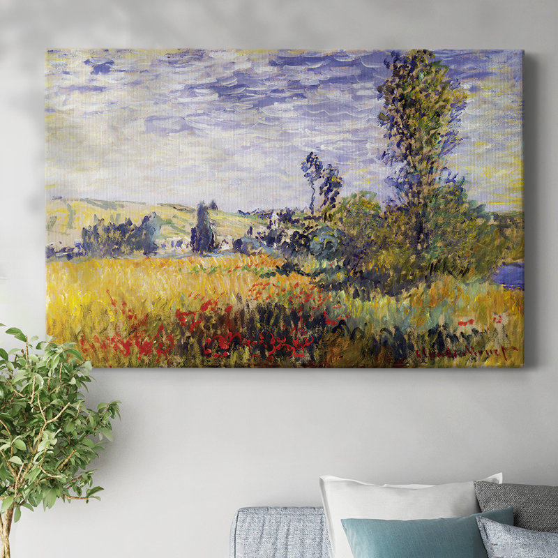 «Vetheuil» par Monet-Gallery, toile tendue, H 12 po x l 18 po