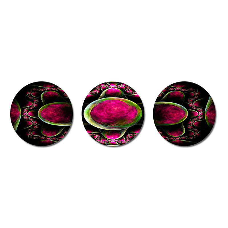 Abstract Wall Decor, Pink
