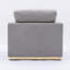 Chaise Valin, lin gris