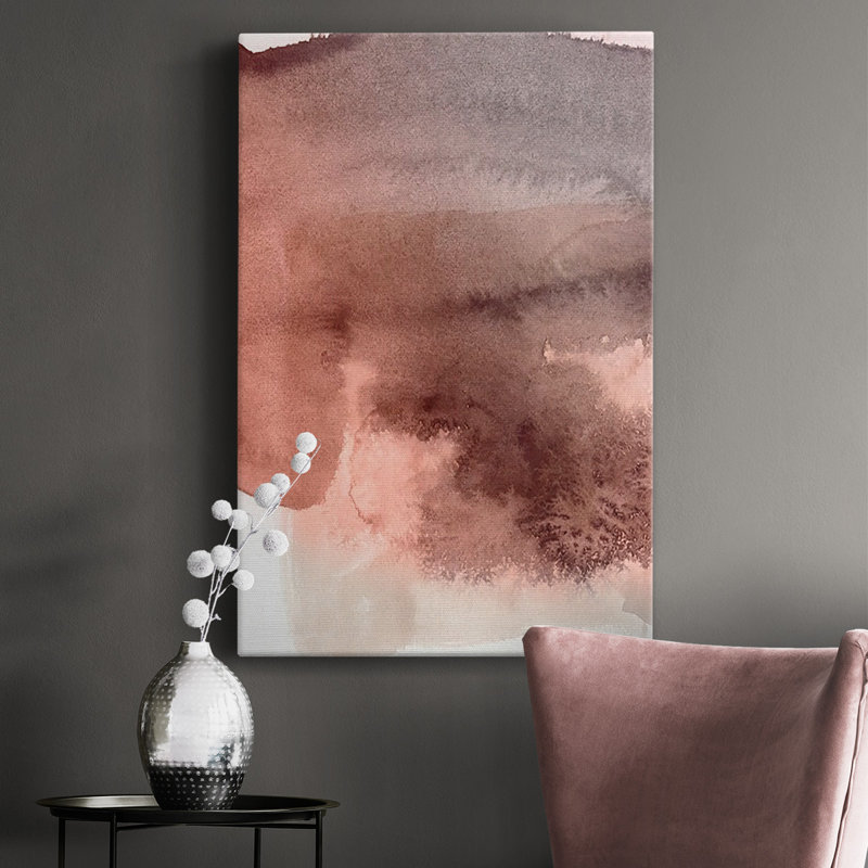 " Red Ochre Abstract II ", 36" H x 24" W x 1" D