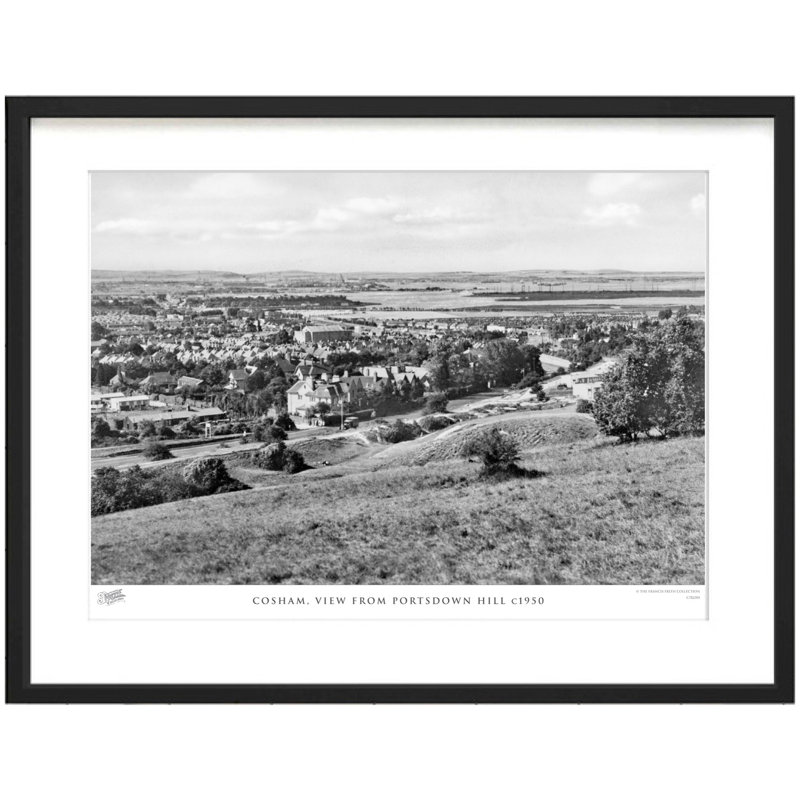Cosham, View From Portsdown Hill C1950 by Francis Frith - Single Picture Frame Print, 45cm H x 60cm W x 2.3cm D