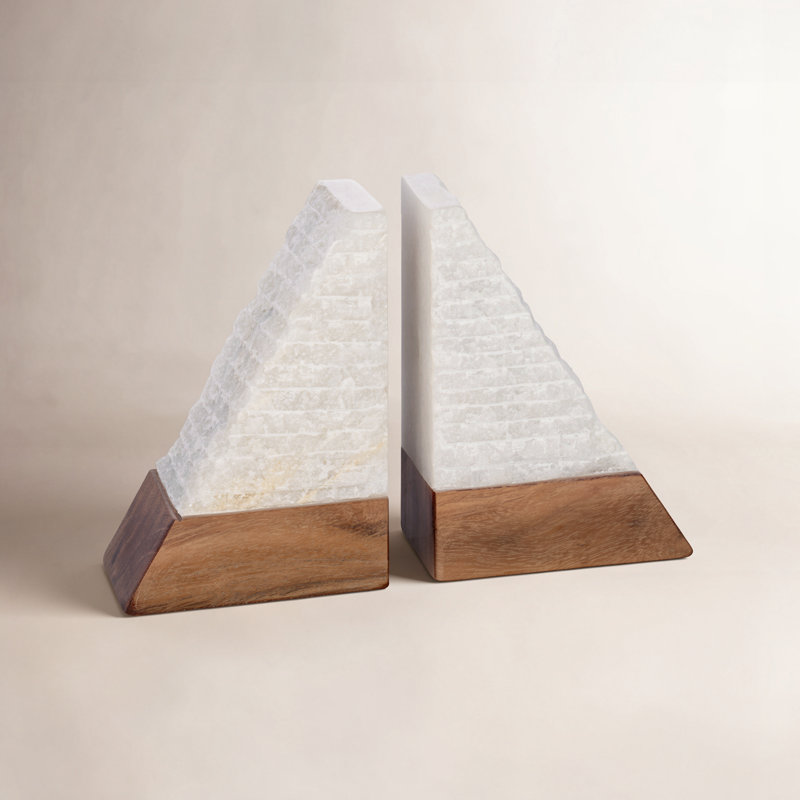 Lino Modern & Contemporary Stone Bookends