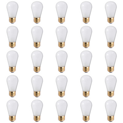 Ampoule incandescente à intensité variable 11 W S14, (2700K) E26 / culot moyen (standard)