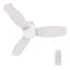 Ventilateur de plafond encastré à moteur à courant continu 48 "sans lumière, télécommande