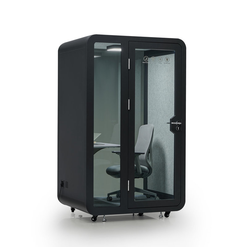 Grande salle de réunion modulaire noire