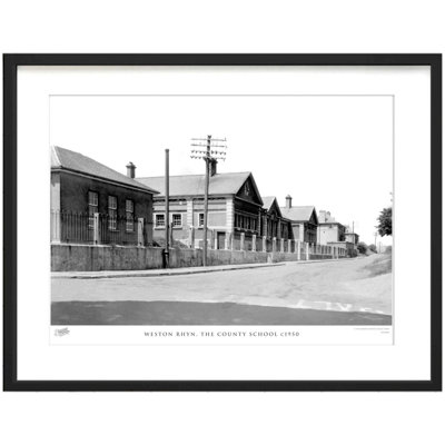 Weston Rhyn, The County School C1950 - Single Picture Frame Print