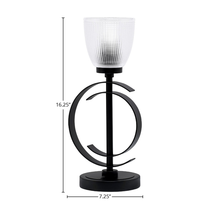 56-5-1-Light Table Lamp, Matte Black