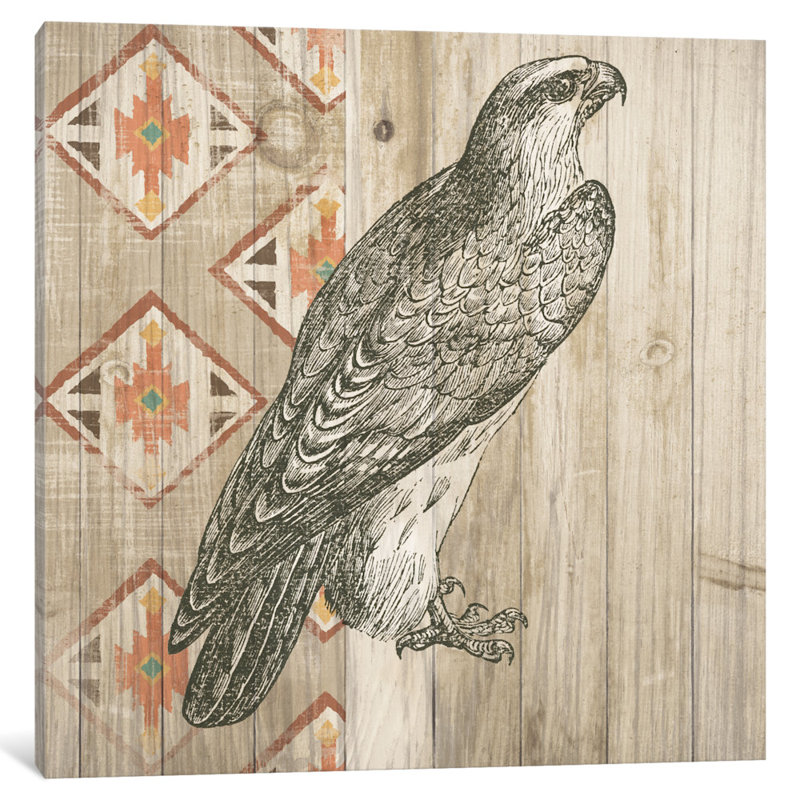Histoire naturelle, impression sur toile tendue sud-ouest, H 26 po x l 26 po x P 1,5 po, Toile tendue, Pas de tapis