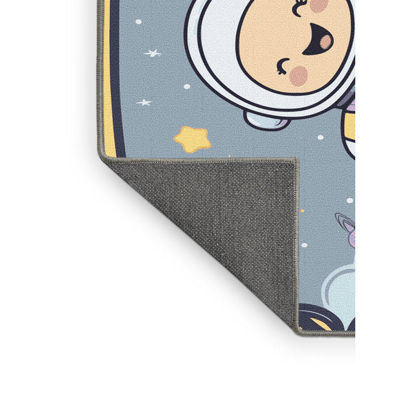 Tapis pour enfant Zoomie, Rectangulaire 7 pi x 10 pi