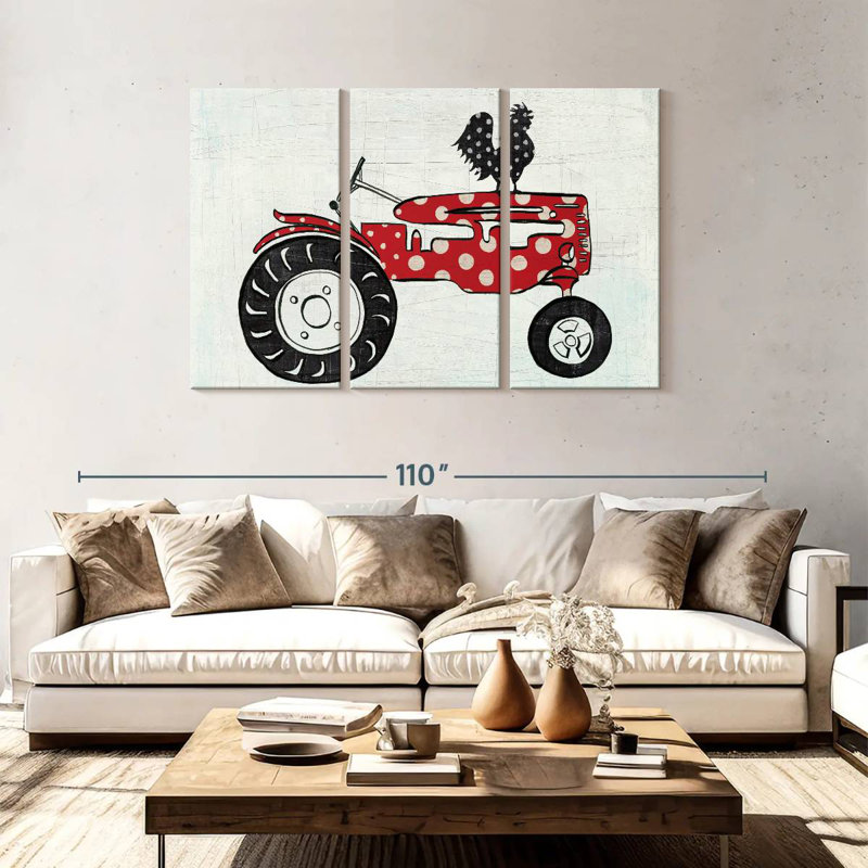 Coq Mehar Modern Americana, H 48 po x l 74 po
