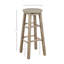 Tabouret de bar / comptoir en bois massif Bernistine-71099989-41425136