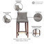 Tabouret de bar en cuir de hêtre Shubert-811038816-841358567