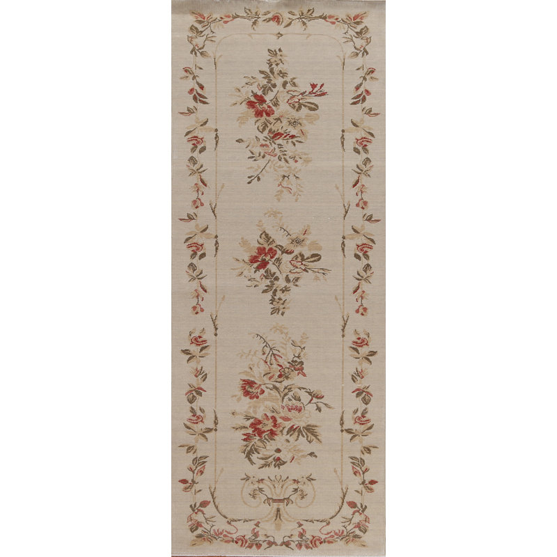 Tapis turc Aubusson noué à la main 3 x 10