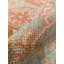 Tapis unique en laine rouille / gris 11 pi x 15 pi 14 po