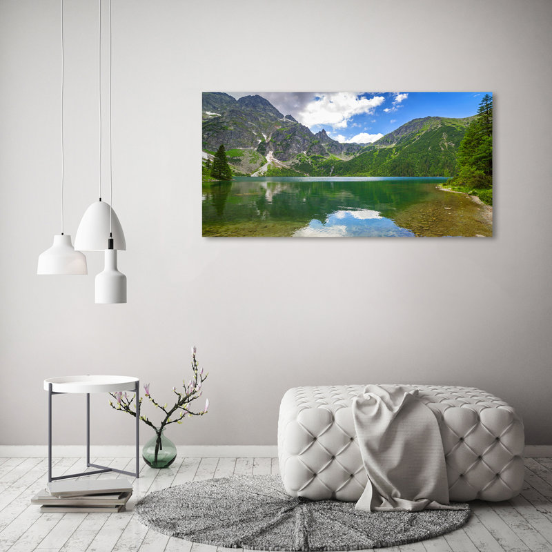 Sea Eye Of The Tatra Mountains - Wrapped Canvas Print