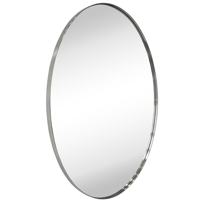 Miroir de salle de bain Javell, 30 po x 20 po, Nickel brossé