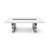 Mera White Lacquer Extendable Dining Table