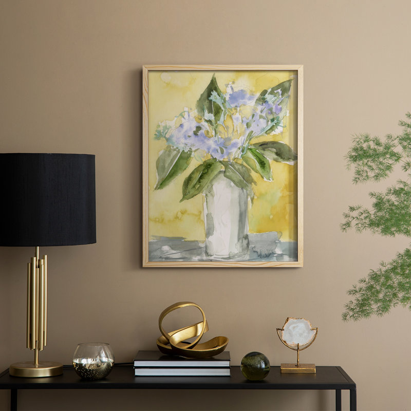 Lilac Dreams II, reproduction encadrée - bois massif, H 30 po x l 24 po, Naturel