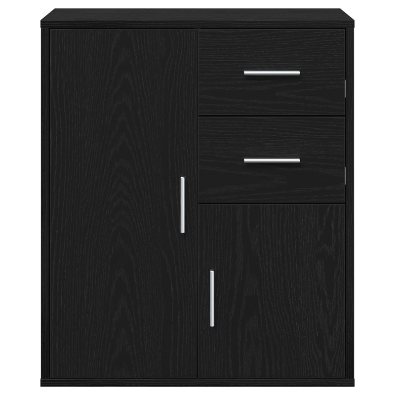 60cm Sideboard, Black Oak