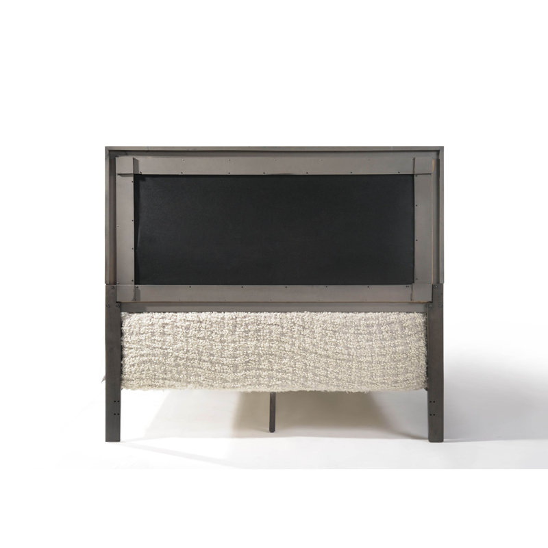 Harrel Vegan Leather Standard Bed, King