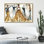 «Fashion and Glam Dancing All Night Dress», reproduction d'impression sur toile