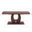 Table basse rectangulaire avec base en forme de U