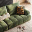 Coussin de canapé en chenille vert Fourseat-940209393-940209397