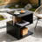 Chic Three-Tier S-Shaped Accent Table