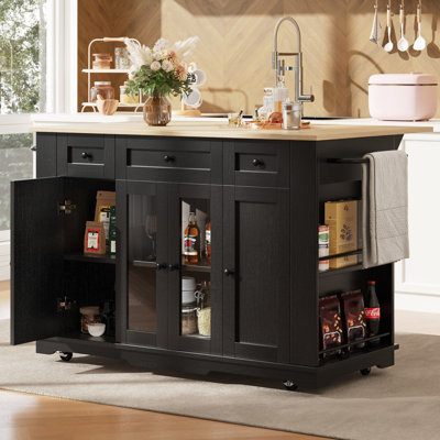 151.5 cm W Kitchen Island with Top