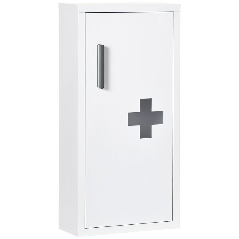 Armoire à pharmacie à montage en surface avec 3 tablettes fixes l 11,8 po x H 23,6 po Jaasiel